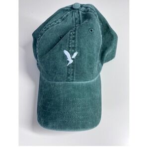 American‎ Eagle Outfitters Mens Green Eagle Logo Adjustable Baseball Hat Dad Cap